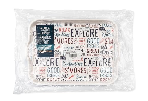Camco Life is Better at the Campsite Melamine RV Serving Tray - Features Camping/RV Themed Design - Great for Kitchen Prep, Picnics, Grilling, and More - Serving Platter is Dishwasher Safe (53486) by LIFE IS BETTER AT THE CAMPSITE - Image 8