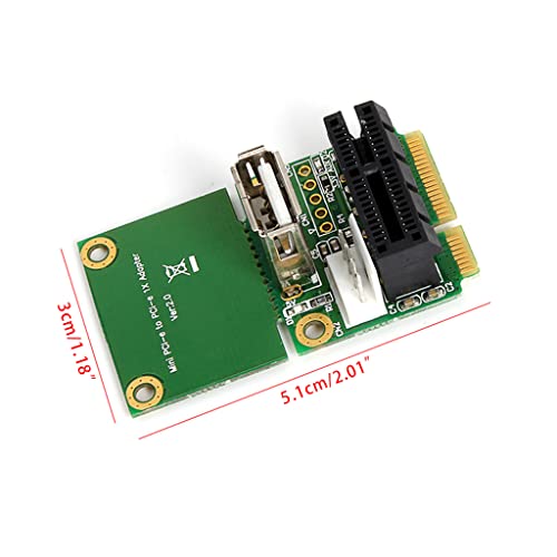 Carte d'extension PCI-E vers USB 2.0 interne avec alimentation pour boîtier PC
