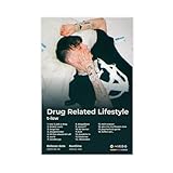 Kunstposter T Low Hip Hop Musikalbum Drogenbezogenes 