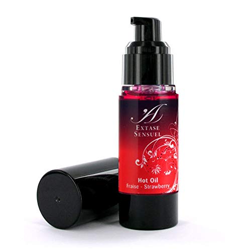 Falcon Huile de Massage Chauffant Extase Sensual Au Parfum de Fraise, Aphrodisiaque, 30 Ml 30 ml