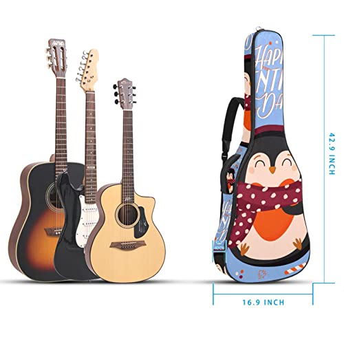 Housse de guitare en tissu Oxford imperméable avec motif pingouin et écharpe avec bandoulière réglable - Les Beatles, Paul McCartney, John Lennon, RIngo Starr, George Harrison Housse de guitare en tissu Oxford imperméable avec motif pingouin et écharpe avec bandoulière réglable – Image 6