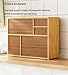 Counter Top Storage Cabinet with Drawer, Kitchen Storage Cabinet with Acrylic Door, Multifunctional Multi-Layer Spice Rack All Occasion(Natural,42x23x48cm)