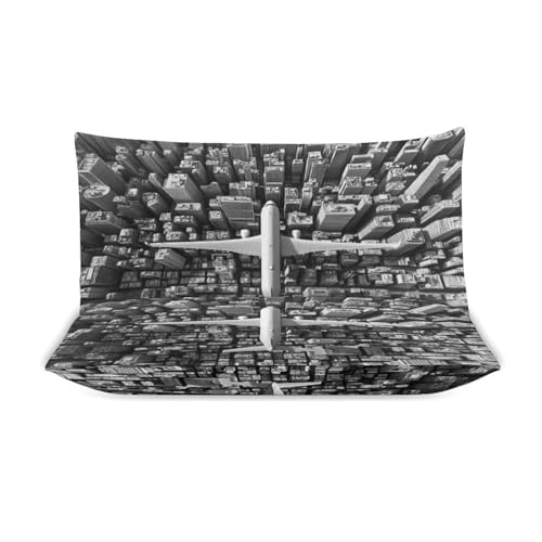 Funda nórdica de avión 135x200 con dos fundas de almohada para cama infantil 4