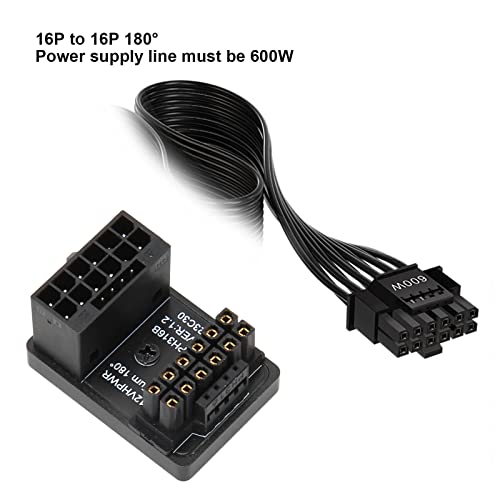 Adaptador PCIe ATX de 16 Pines Zunate para solucionar dobles de cables GPU de 600W 3