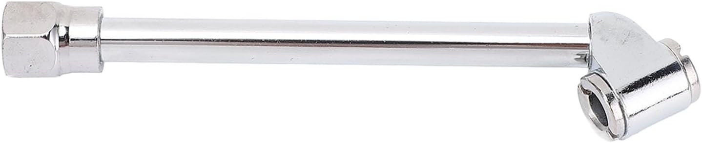 10 Sets Dual Head Air Chuck 1/4 Inch FNPT Zinc Alloy Tire Air Chuck with Quick Plug for Truck RV Bus Leakage Proof Inflation Tool