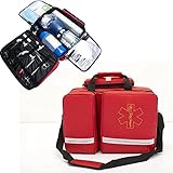 UmhäNgetasche Handtasche Erste-Hilfe-Tasche Mit Etikettenfach FüR Auto Wanderrucksack Camping Reise Und Fahrrad (Nur Leere Tasche)