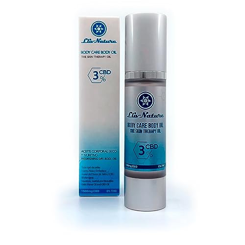 Aceite Corporal Seco Premium de 50ml con Alta Concentración 1500mg CBD e Ingredientes Naturales