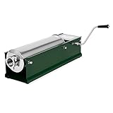 3 guarnizioni aggiuntive Vertes 7L Macchina insaccatrice per salsicce con Cilindro in Acciaio inox (4 Inbuti in Inox Ø 16, 22, 32, 38 mm, 2 Velocità, 3 Guarnizioni)