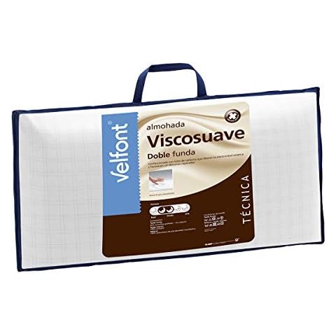 Almohada Viscoelástica Viscosuave de Velfont para Niñ@s o Personas Delgadas (70cm) Cover