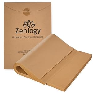 Zenlogy Parchment Paper Sheets 12&#...