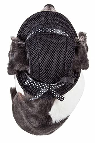Pet Life ® 'Sea Spot Sun' Mesh Dog Hat With Uv Coverage Protection - Brimmed Pet Hats For Dogs Provides More Shade Than A Dog Banadana - Features Ear Holes And Convenient Slip-On Access #TOP4