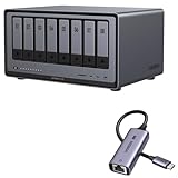 UGREEN NASync DXP8800 Plus 8-Bay NAS mit 2.5G USB C LAN Adapter(Diskless)