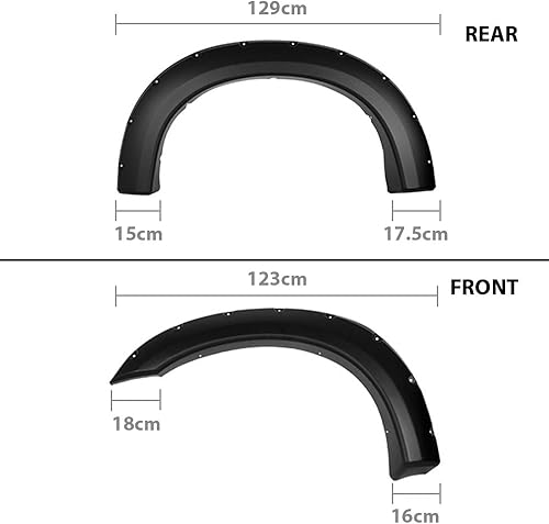 Vista 83 de G-PLUS Kit de guardabarros compatible con Ford F250 F350 Super Duty 1999-2007 (no compatible con modelos duales), cubierta protectora de rueda