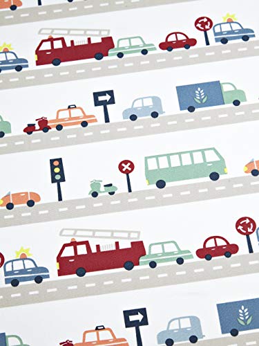 VERTBAUDET Lenzuolo con Angoli Bambino auto-city