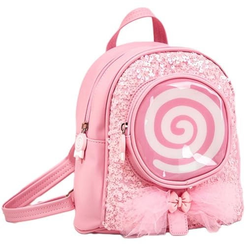 Sac à dos pour filles d'école avec compartiment mignon et LED - 2