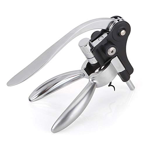 Cavatappi Manuale A Leva A Forma Di Coniglio - Apribottiglie In Lega Di Zinco Con Vite Antiaderente, Perfetto Per Vino, Uso Domestico E Bar, 20x5 Cm - 5