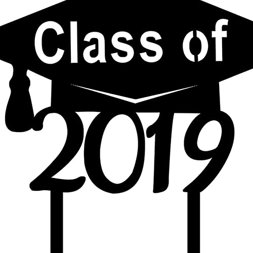 Tingpai Classe preta de 2019 pa béns G d bolo Topper acrílico g duação bolo deco ções fontes do pa d