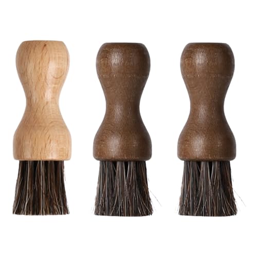 Vauki 3 cepillos de champiñones, cepillo para verduras, cepillo para setas, rebozuelos, cepillo de patatas, cepillo para lavar madera, cepillo de verduras, cerdas naturales para platos, ollas