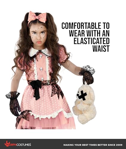 Disfraz de muñeca rota para niñas talla Large miniatura 4