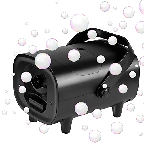 Patgoal Bubble Machine for Party/Wedding,LED Smoke Bubble Machine- Smoke Bubbles Machine with LED Lamp Effect,for Halloween, Holidays, Wedding, Stage Effects,Kids Toy Gifts for Children