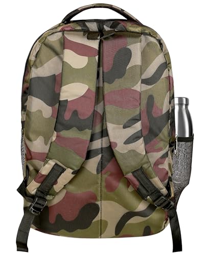 Image of FLYSACK 40 Litres Large Laptop Backpack Army Military And Jungle Design School College Travel Bag Office Bag For Unisex (Multicolor)