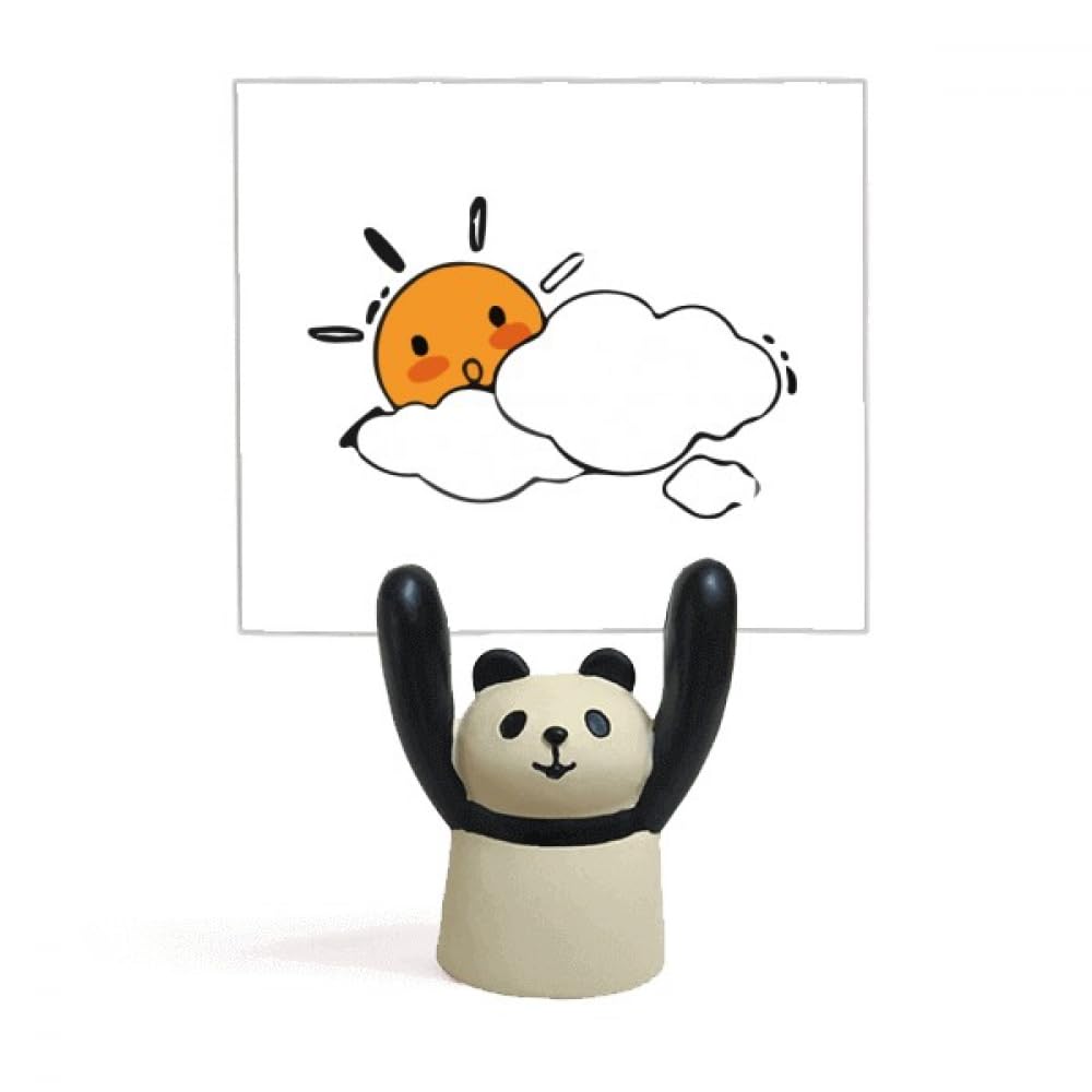 Nuage mémo soleil illustration panda pour décoration de table - 4