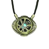 ETHOON Docteur étrange Collier Oeil d'Agamotto Costume Pendentif Pierre Lumineux dans Le Noir