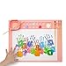 Produktbild WEDO Malmatte aus Silikon für Papier bis DIN A3 - Mischfelder, Pinselhalter & Faltbarer Becher, rutschfest & zusammenfaltbar, Farbe rosa, Größe ca. 50,5 x 40,3 x 0,8 cm