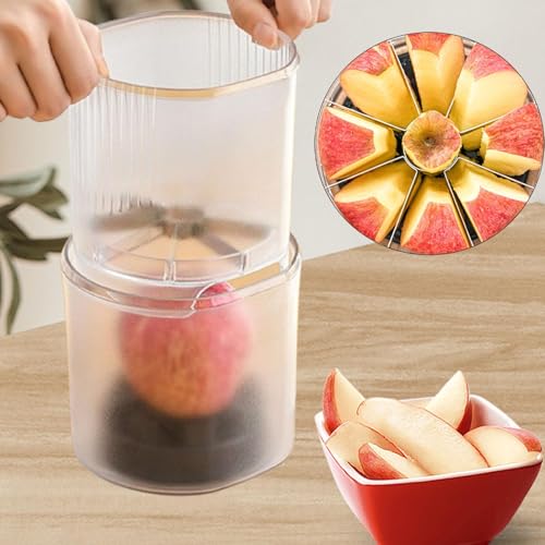 Fenteer Divisor de frutas e vegetais, fatiador de frutas, ferramenta para frutas e vegetais, cortado