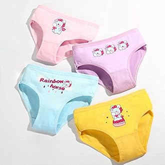 JackLoveBriefs Girls Knickers Cotton girls pants knickers age 2-9 years