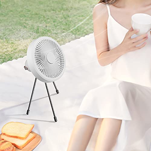 Ventilateur de plafond avec télécommande et trépied LED de nuit - 3