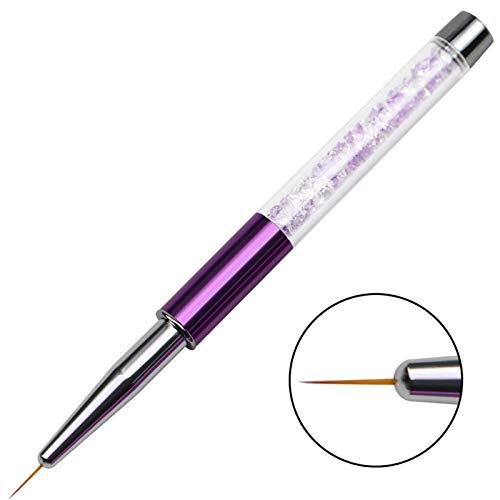 6-teiliges Set Nagelkunst-Pinsel-Werkzeug für professionelle Nageldesigner, Zeichenstifte für Hand-Maniküre – Bild 5