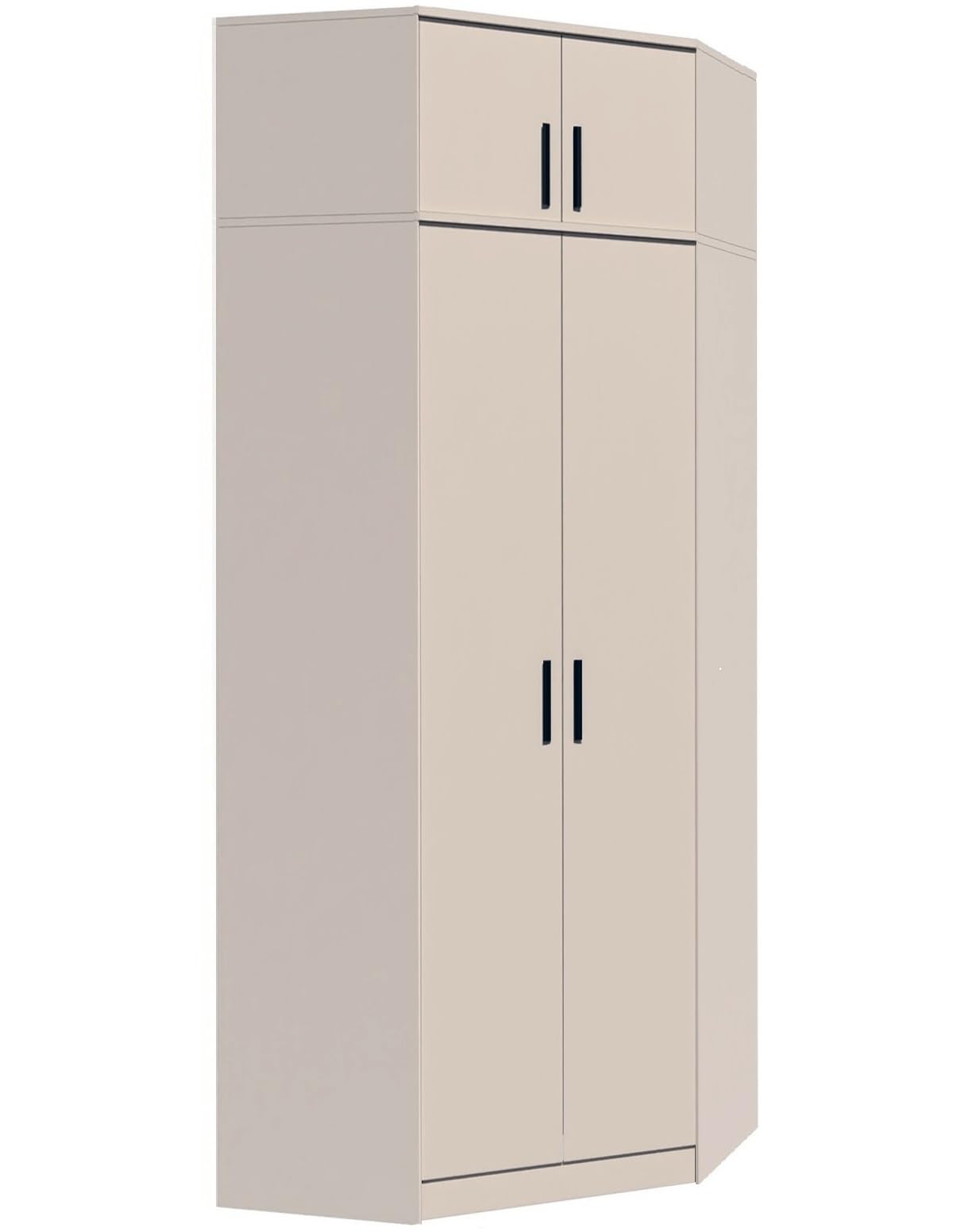 Gustavo szafa na ubranie z rozszerzeniem 40 cm, drewniana sypialnia, pokój dziecięcy, CASCHMERE 91 x 235 x 91 cm
