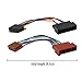 The Lord of the Tools 2 Sets ISO Radio Wiring Harness Adapter Lead Connector Compatible with Cougar Transit Taurus Sierra Puma Probe Mondeo F350 Granada