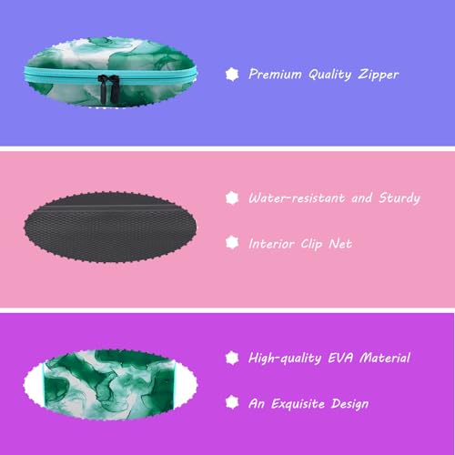 Image of 30 Slot Diamond Art Storage Box | Green Bead Organizer Case with Drill Tools, Portable Craft Box, For 5D DIY Art Kits