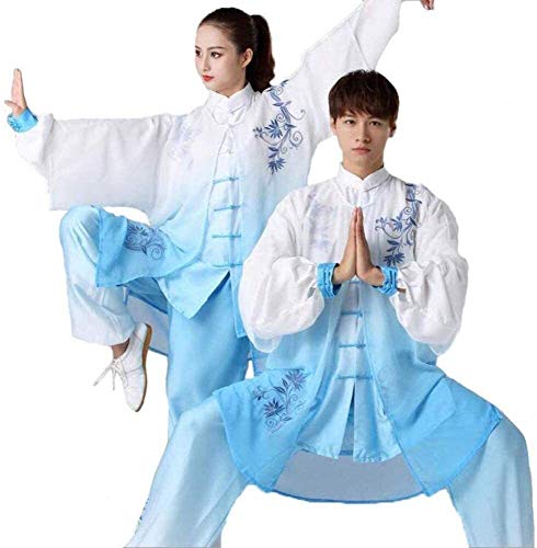 Uniforme de Tai Chi 4 saisons : costume traditionnel brodé pour hommes et femmes
