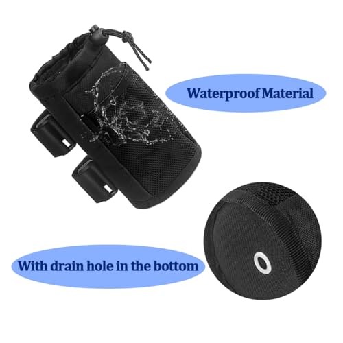 Portavasos para carro Universal con bolsa de malla gris miniatura 4