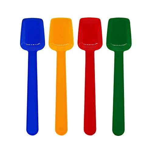 Party Essentials Plastic Disposable Gelato/Taster Spoons, 200-Count, 3.75