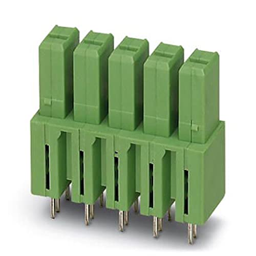 IPCV 5/6-G-7,62 Leiterplattensteckverbinder, 41 A, 630 V, 6 mm² Nennquerschnitt, Stundard, Grün, 6 Anzahl der Potenziale, 7.62mm Rastermaß, 5mm Pinlänge, IPCV 5/..-G Artikelfamilie, 50 Stück