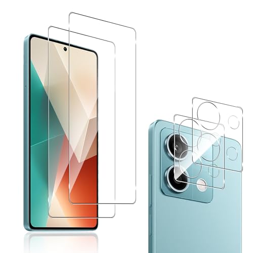 Holilo Kameraschutzfolie Für Xiaomi Redmi NOTE 14 5G - 9H Härte Panzerglas Mit Regenbogenfarben