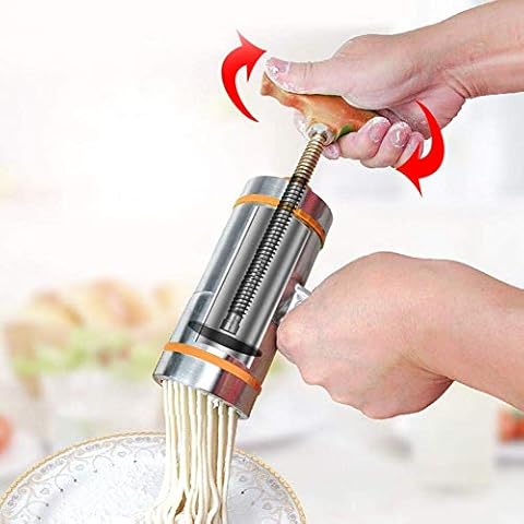 Máquina para Hacer Pasta MAGT, Acero Inoxidable, 7 Moldes Cover