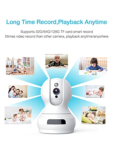 Pet Camera, Indoor Camera with Pan Tilt Zoom, WiFi Camera Indoor with Remote Viewing, Baby Monitor with Camera and Audio… - Image 8
