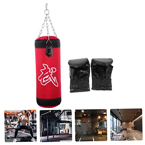 GALPADA Boxing Punching Bag Set Fitness Target Reflex Bag Heavy Workout Thicken Material Full Body Exercise