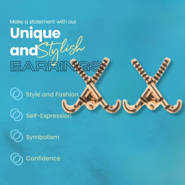 Field Hockey Stud Earrings - Image 3