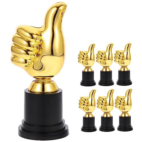 Sosoport 6Pcs Crianças Incríveis Troféus Decoração Infantil Mini Troféus Troféus De Futebol Eventos