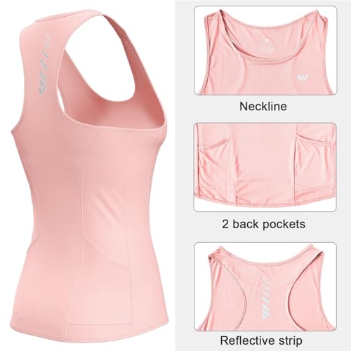 Image of Wulibike Sleeveless Cycling Jersey Women Running Shirts Vest bike top Summer Biking tank Basic Top With Pockets