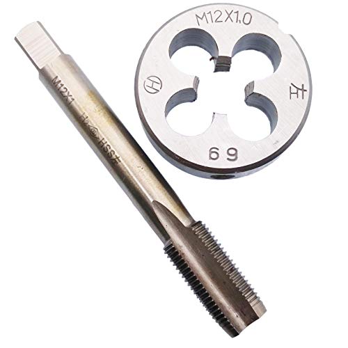 HSS M12 x 1mm Tap and M12 x 1.0mm Die Metric Thread Left Hand