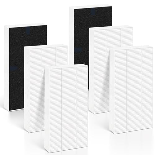 Image of 6 Pack U Filter Replacement for Honeywell HHT270, HHT290 Air purifier | and for Febreze Air purifier Filter Replacement Dual Action HEPA-Type FRF102B, Models FHT170, FHT180, FHT190