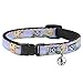 Buckle-Down Breakaway Cat Collar - Tinker Bell Poses Purple/Pink Fade - 1/2