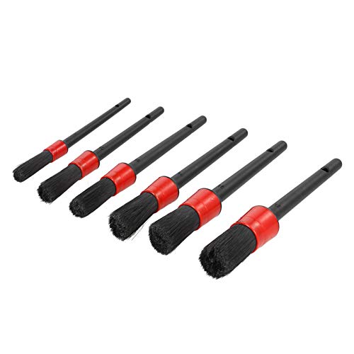 pedkit Ferramentas de limpeza de carro, escova de cerdas macias para automóveis, conjunto de escovas
